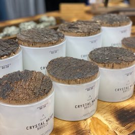 a cup of coffee on a table