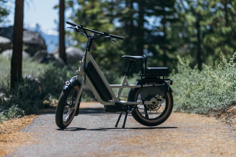 a motorcycle parked on the side of the road